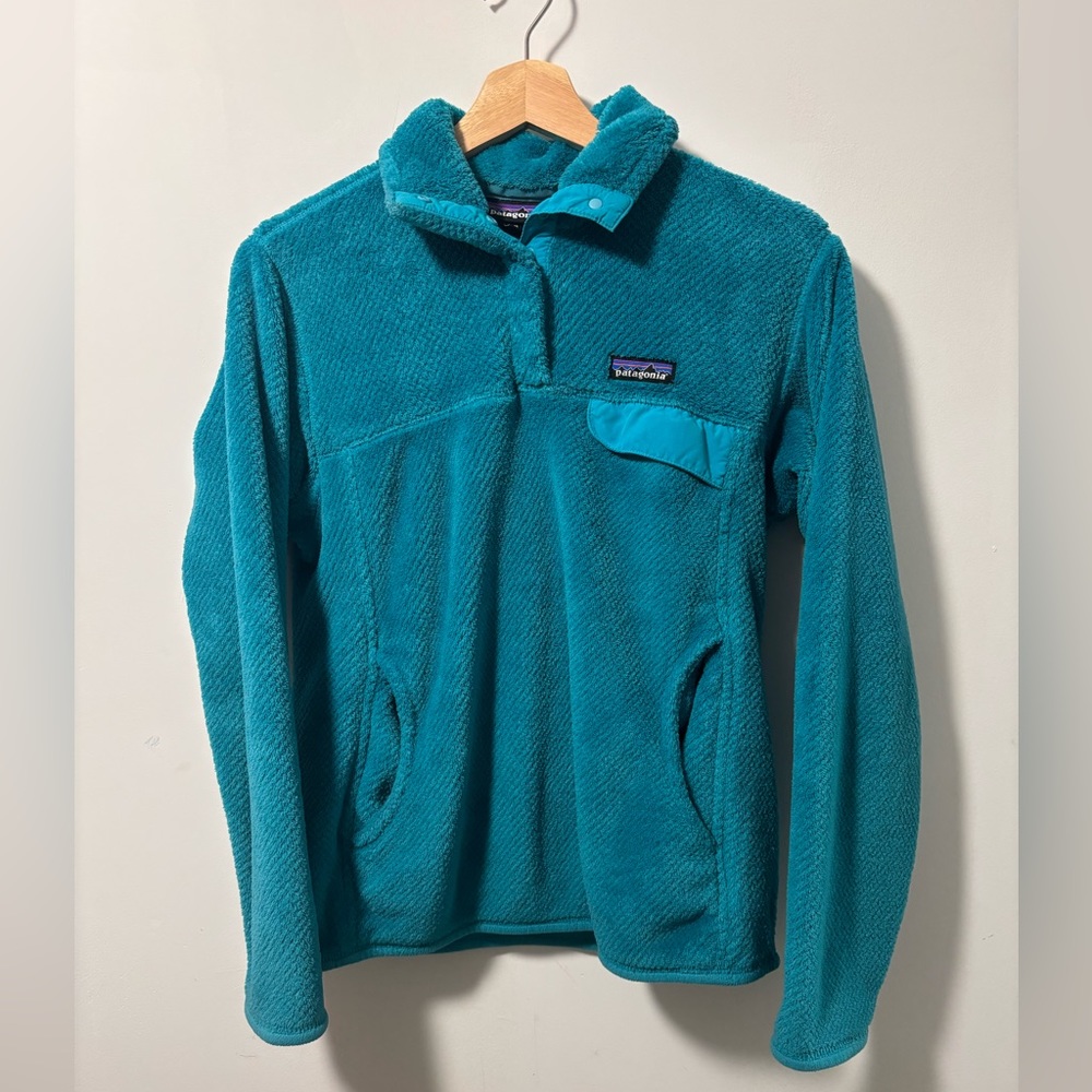 Patagonia Re-Tool Snap T Pullover in color Epic Blue